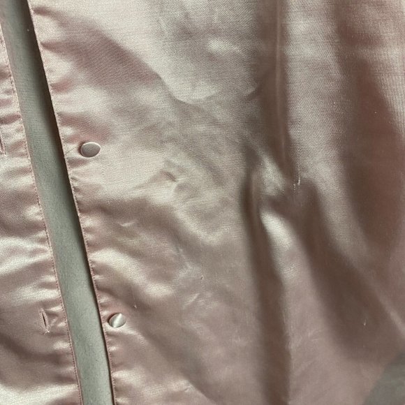 Sarah Morgan Sleepwear Top Large Women's Short Sleeve Pink Polyester Blend L - Picture 6 of 10